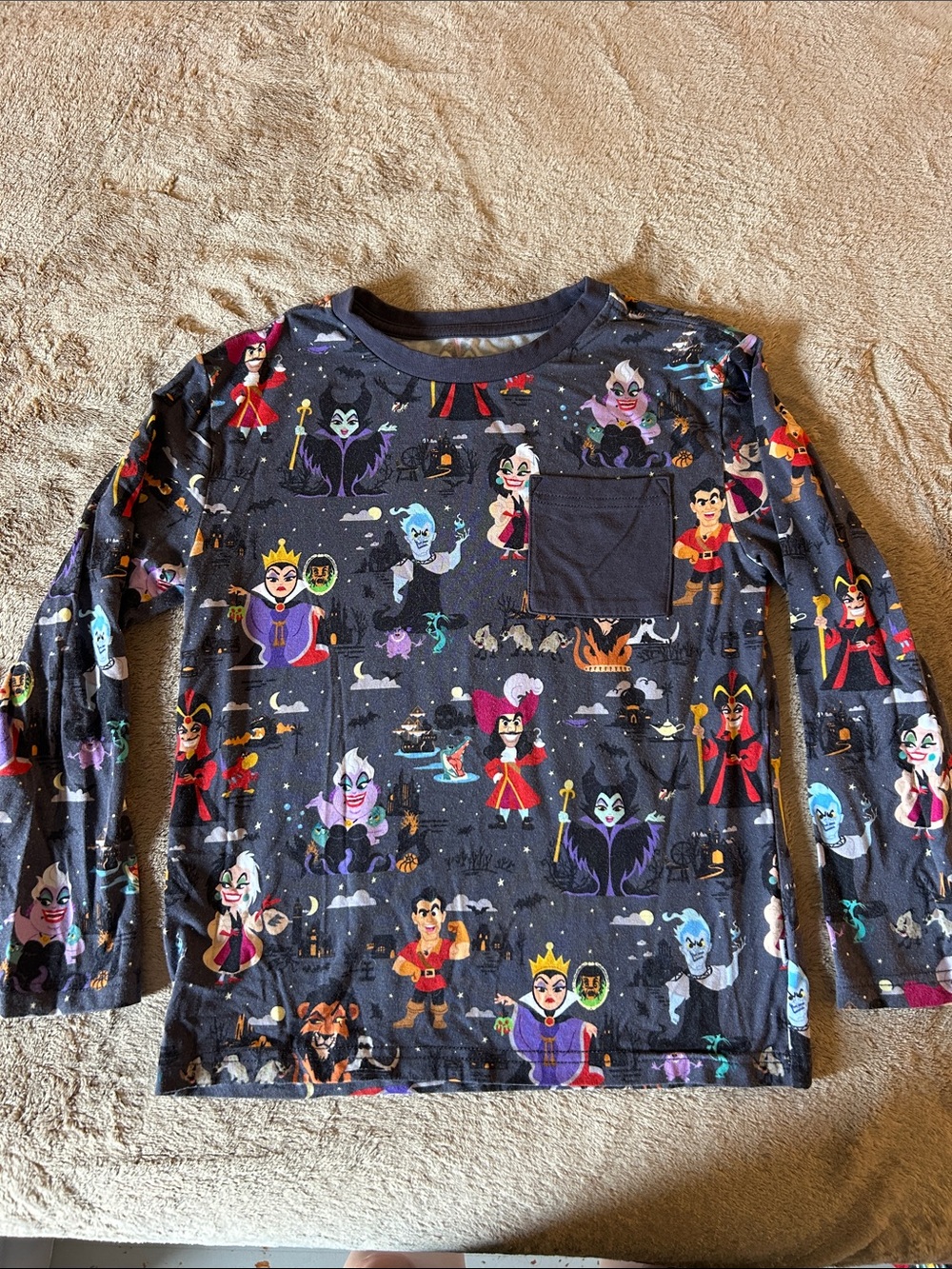 Little Sleepies Shirt Disney Villains 6
